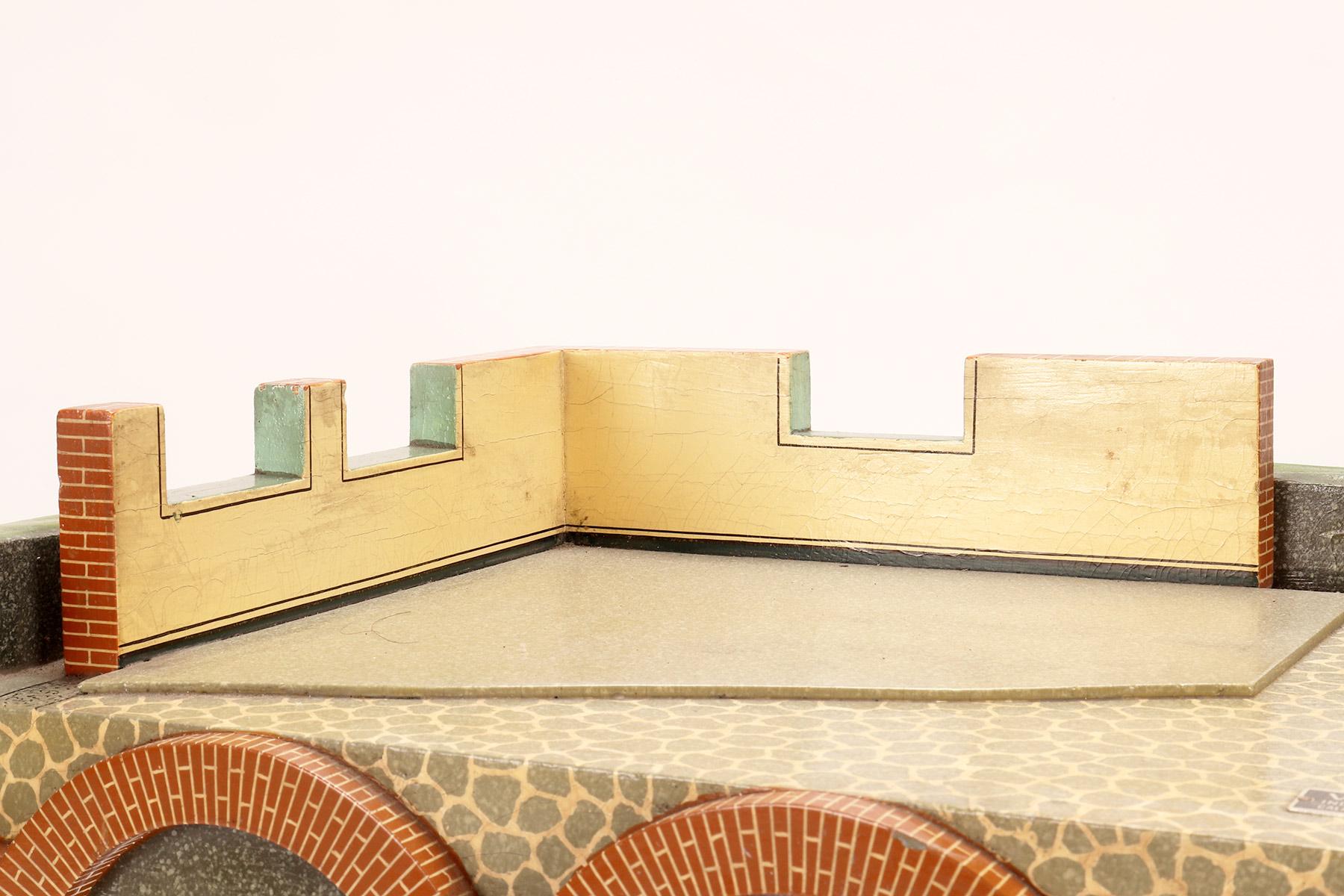 Modèle scientifique en bois (1/30 échelle) d'éléments architecturaux, Italie des années 40 en vente 3