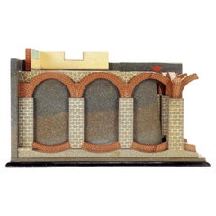 Modello scientifico in legno (scala 1/30) di elementi architettonici, Italia anni '40