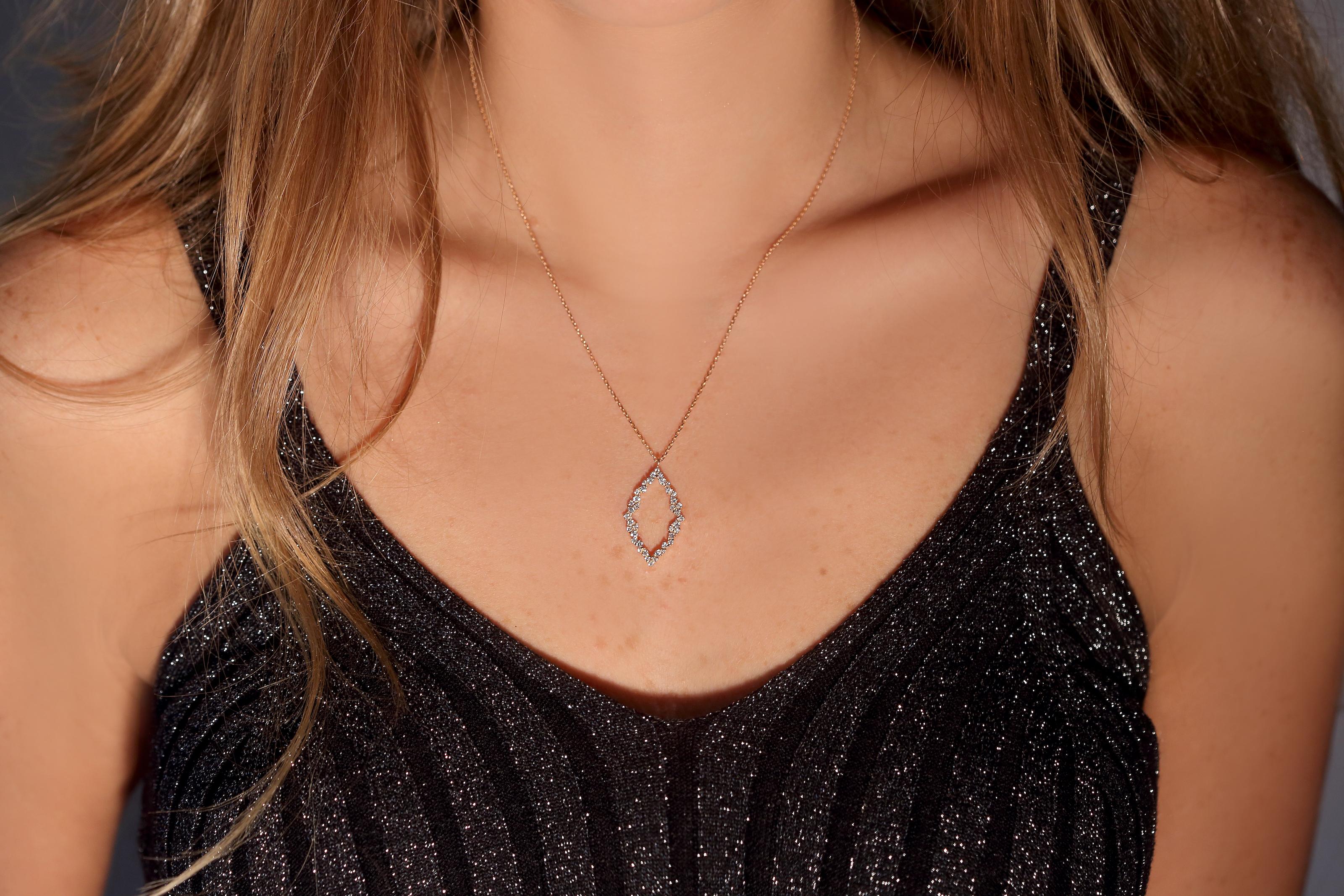Modern Scintilla Dream Diamond Necklace by Joanna Achkar  For Sale