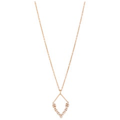 Scintilla-Halskette mit halber Traum-Diamant von Joanna Achkar
