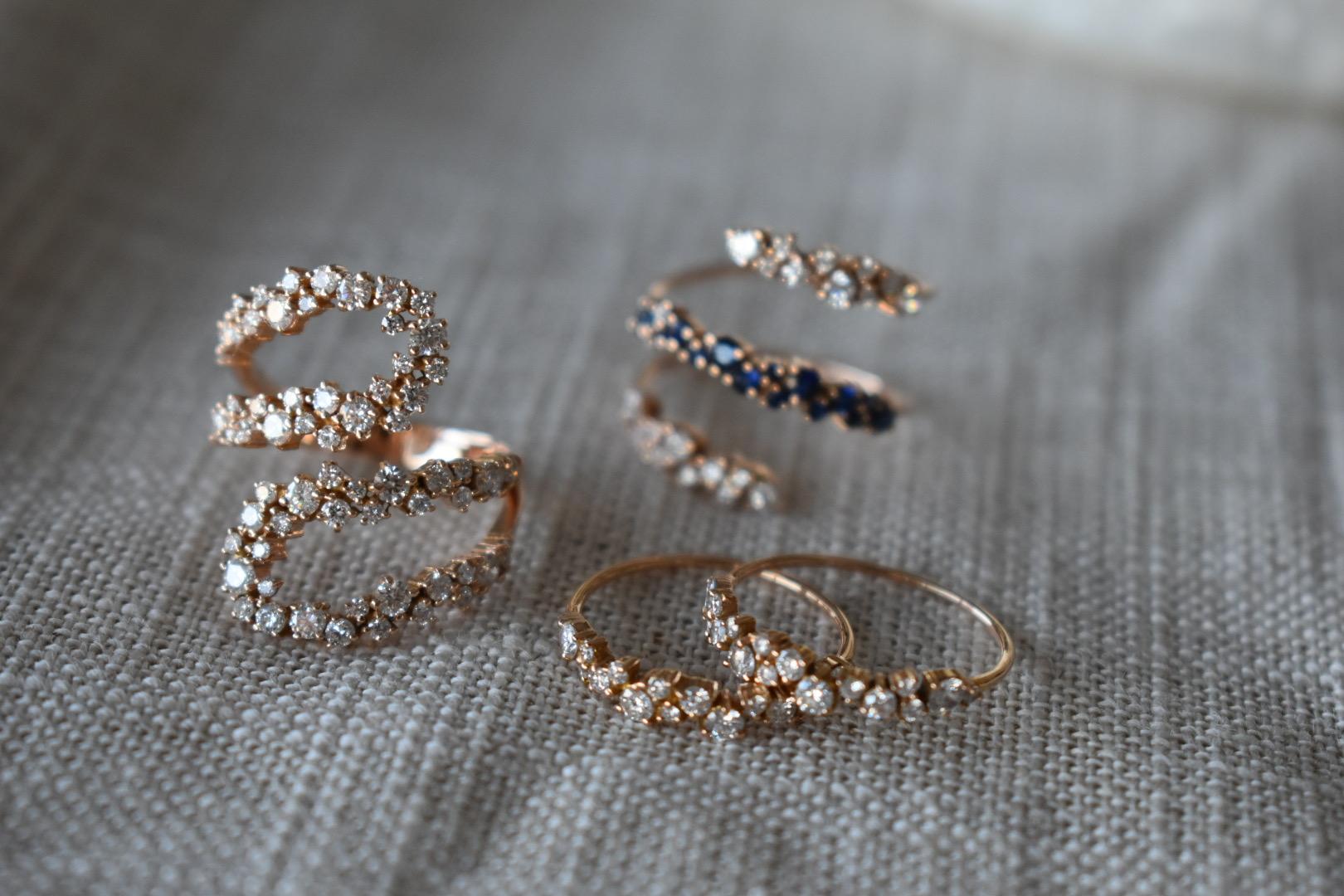 For Sale:  Scintilla Sparkling Diamond Ring by Joanna Achkar  2