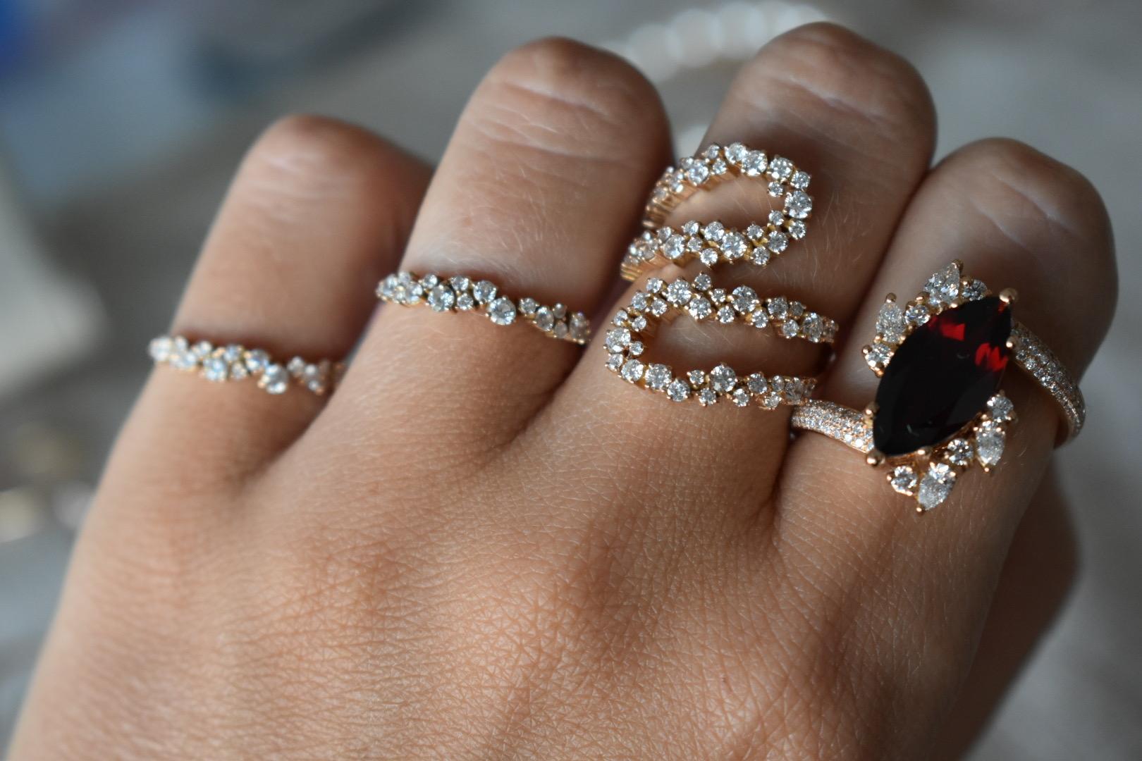 For Sale:  Scintilla Sparkling Diamond Ring by Joanna Achkar  5