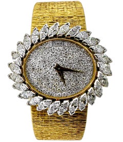 Scintillating and Elegant Vintage Ladies Cocktail Watch with Diamonds