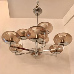 Sciolari 1960s Space Age Modernist Chandelier