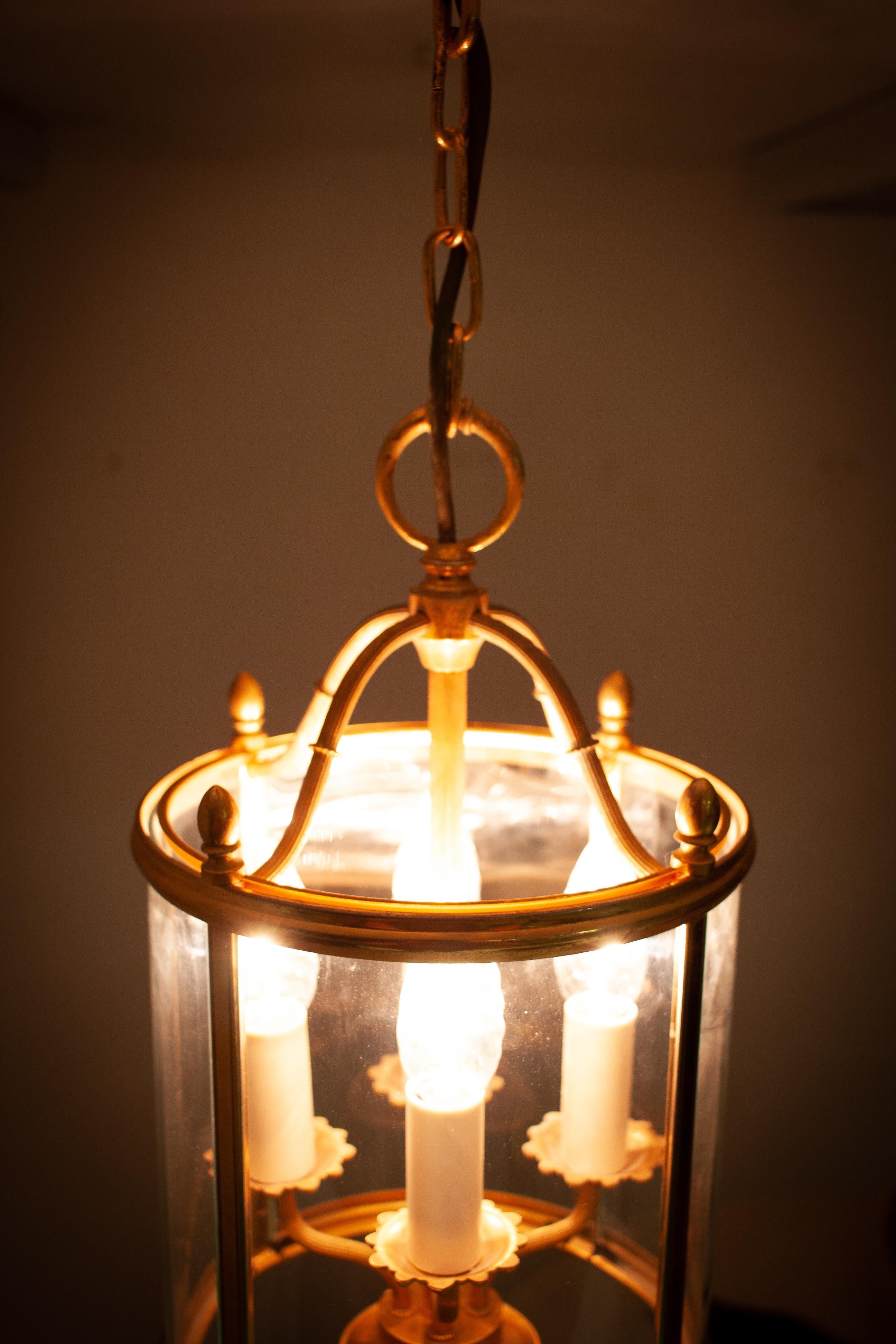 Sciolari Brass Hall Lamp 1