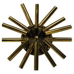 Sciolari Ceiling Light in Gilt Brass