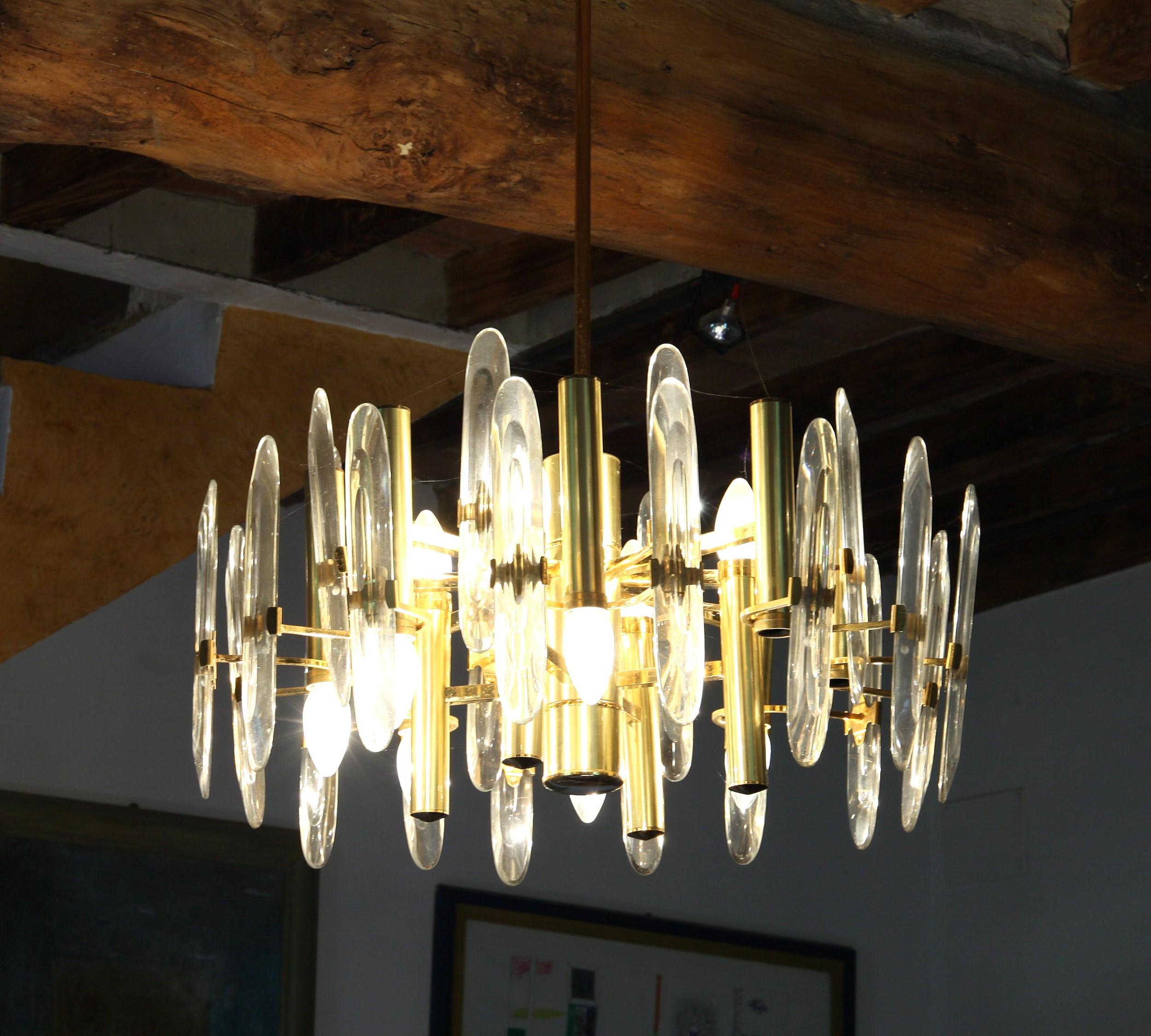 gold sciolari chandelier