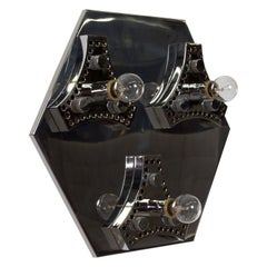 1970s Plafonnier  Wall Sconce after Gaetano Sciolari Italy