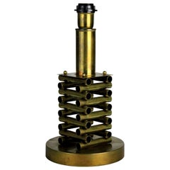 Sciolari Table Lamp in Brass
