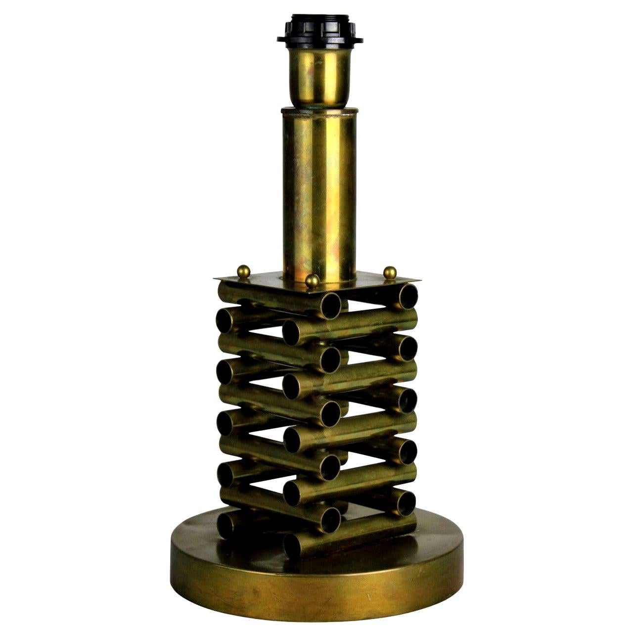 Sciolari Table Lamp in Brass