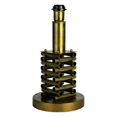 Sciolari Table Lamp in Brass