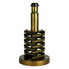 Sciolari Table Lamp in Brass