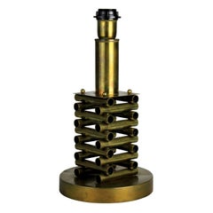 Sciolari Table Lamp in Brass