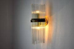 Sciolari Wall Lamp for Lightolier, Murano Glass, Italy, 1970