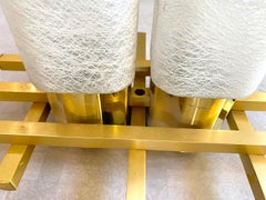 Lampe murale à globe Sciolari avec 2 ampoules de Murano, Italie, 1970