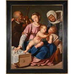 La Sainte Famille avec Sainte Anne et Saint Jean