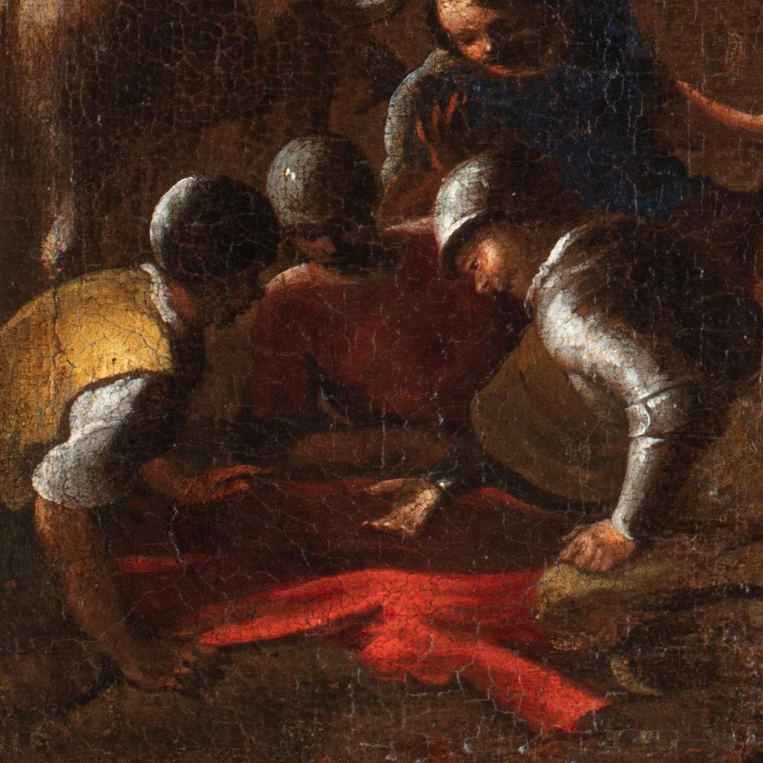 17. Jahrhundert von Scipione Compagno Kreuzigung Öl auf Leinwand im Angebot 6