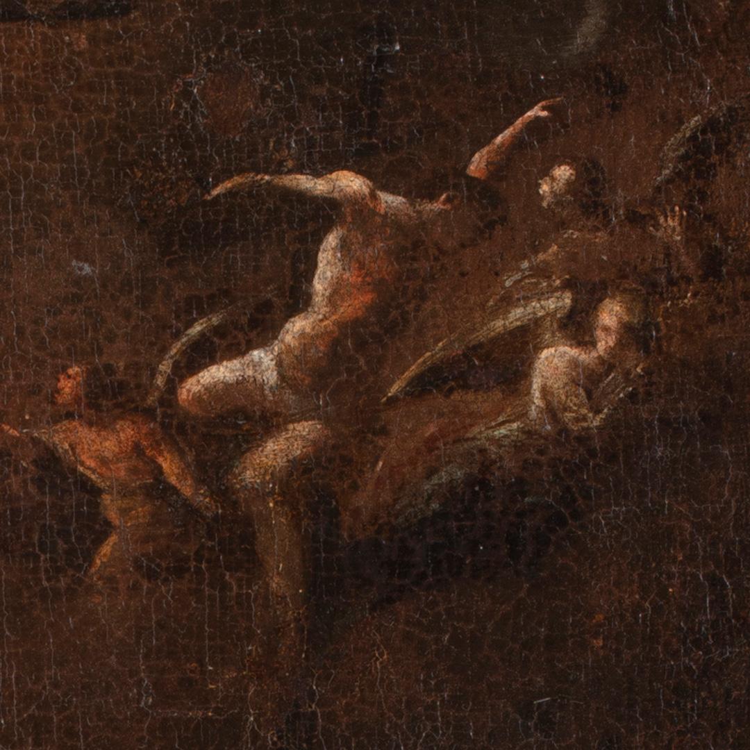 17. Jahrhundert von Scipione Compagno Kreuzigung Öl auf Leinwand im Angebot 8