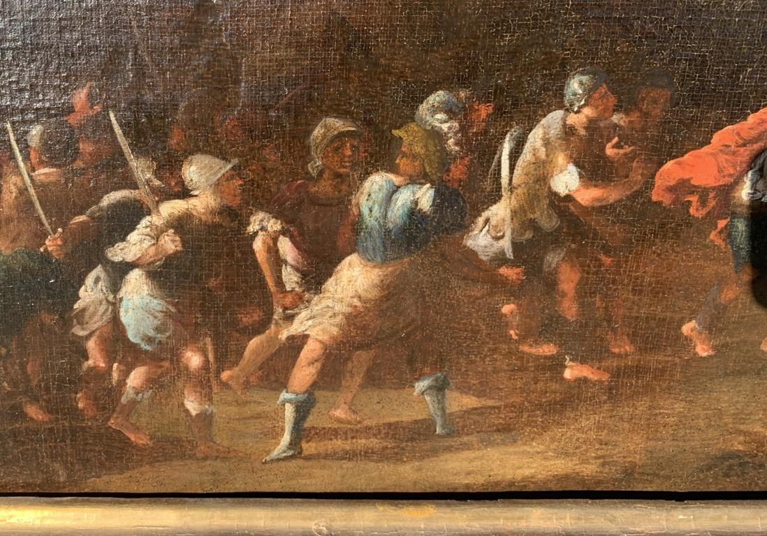 Scipione Compagno (Naples Master) - 17th century figure painting - David Goliath 6
