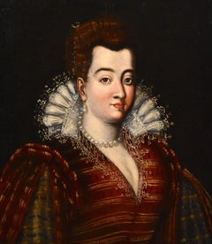 Portrait Lady Pulzone Paint Oil on canvas Old master 16th Century Italian Roma