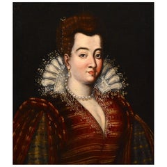 Portrait Lady Pulzone Paint Oil on canvas Old master 16th Century Italian Roma