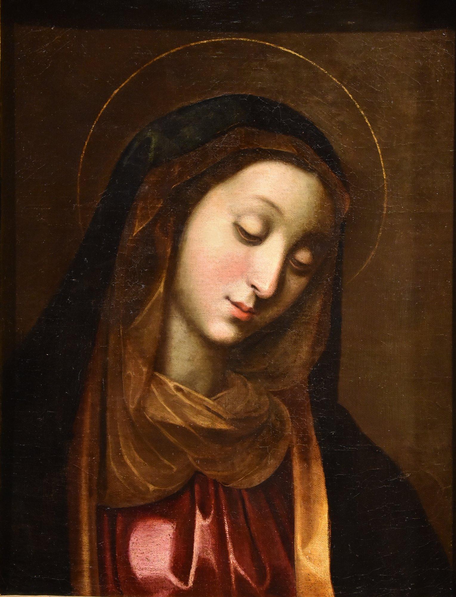 Madonna Pulzone Paint 16/17th Century Oil on canvas Old master Religious Italy