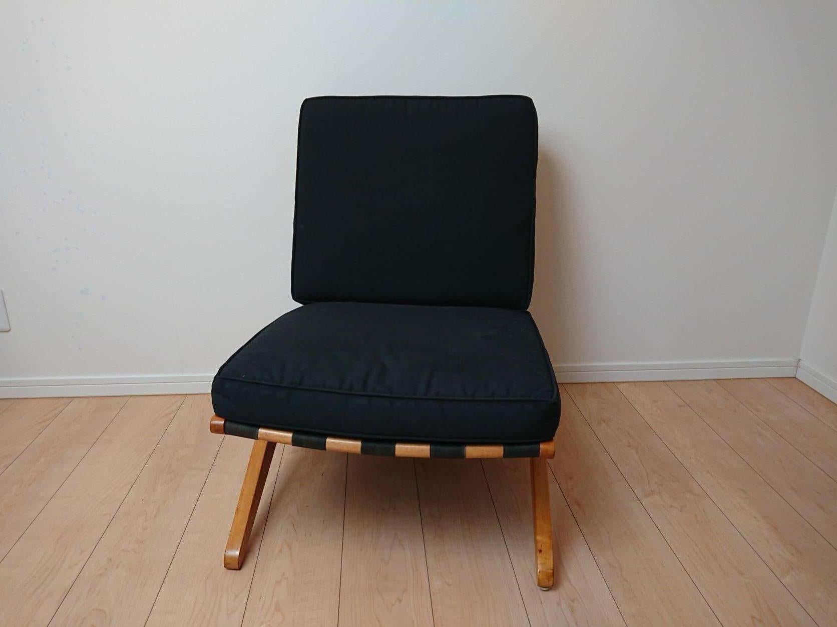 Scissor Chair / Knoll Associates, Deisgned by Pierre Jeanneret In Good Condition For Sale In London, GB