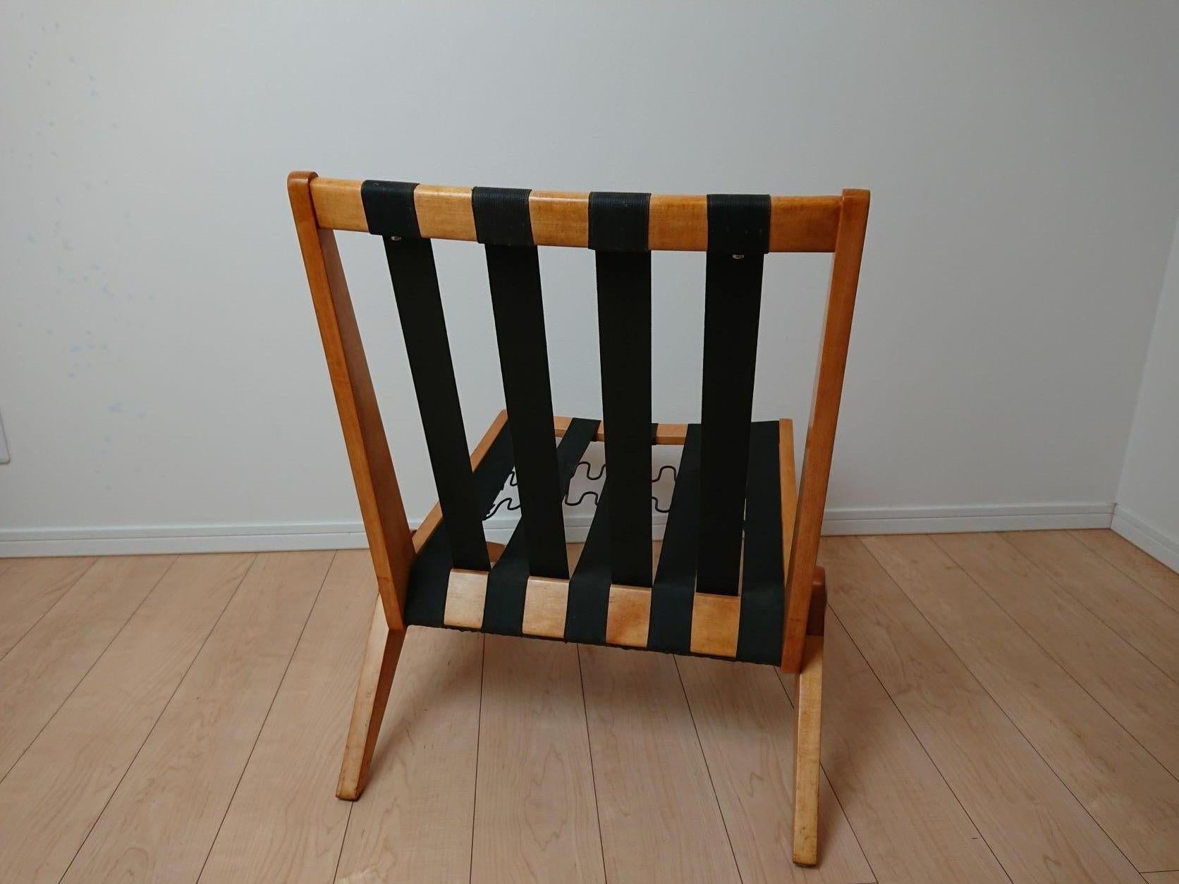 Steel Scissor Chair / Knoll Associates, Deisgned by Pierre Jeanneret For Sale