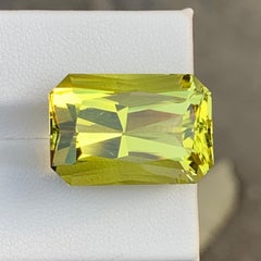 Scissor Cut Canary Yellow Lemon Quartz Loose Gemstone for Pendant Jewelry 21mm
