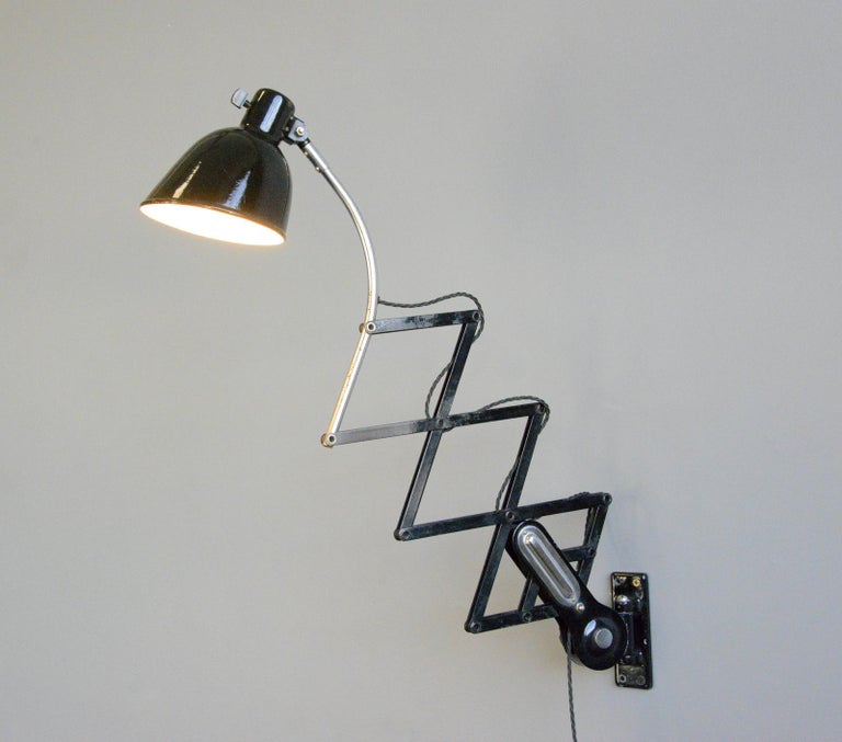 Scissor Lamp by Schaco, Circa 1930s 5