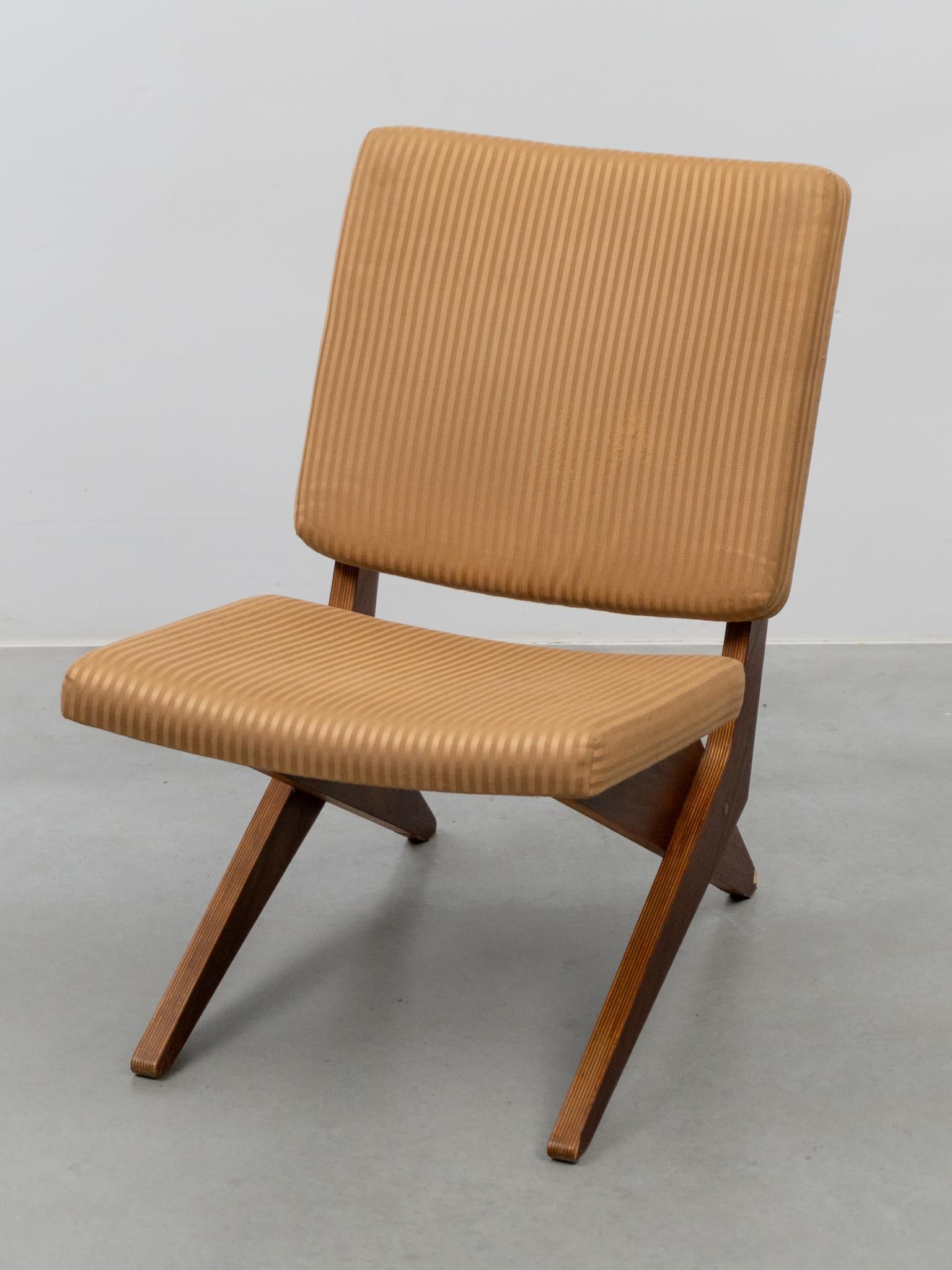 Silla de tijera diseñada por Pastoe, años 50, por Jan van Grunsven Holandés en venta