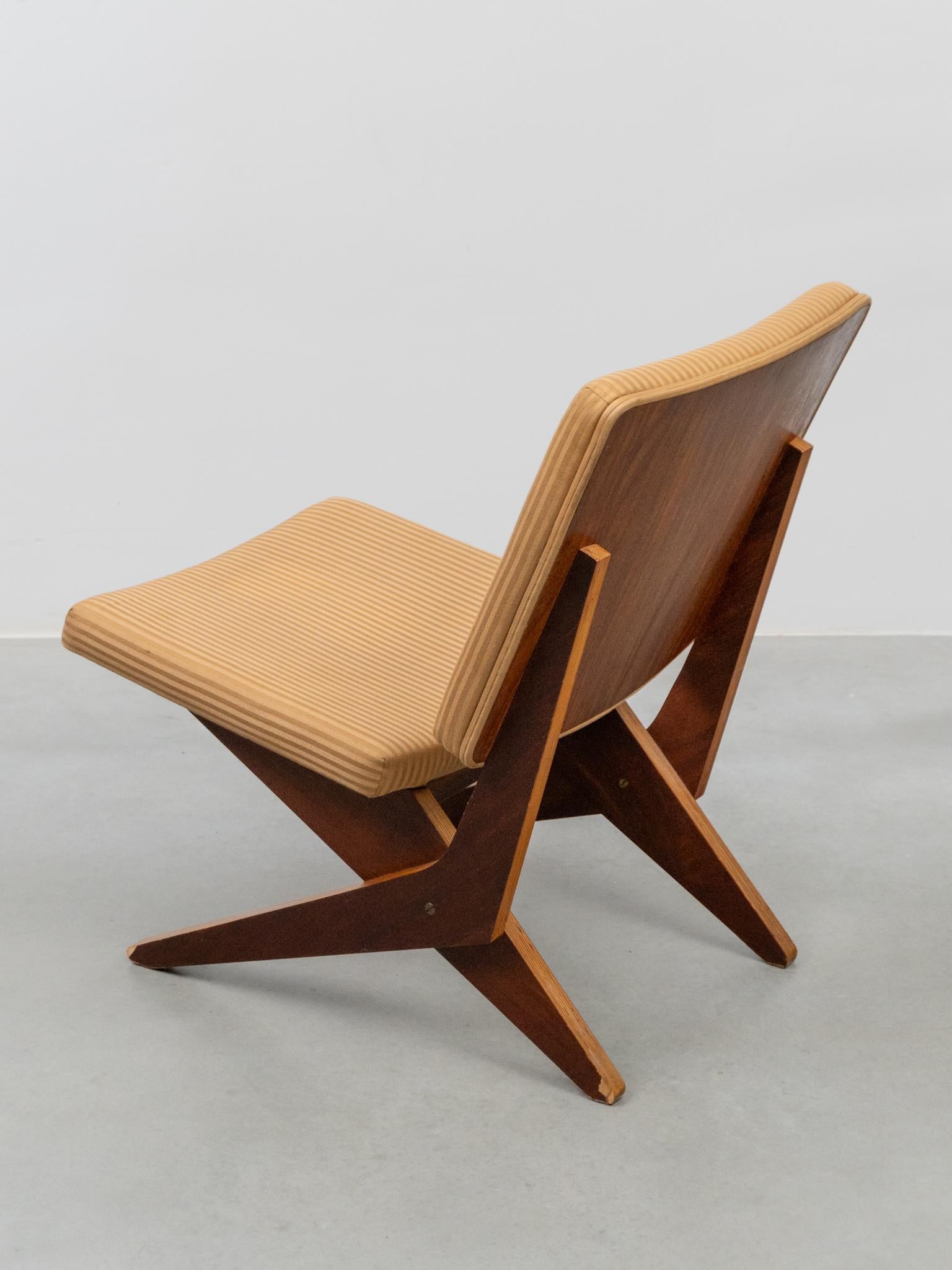 Silla de tijera diseñada por Pastoe, años 50, por Jan van Grunsven en venta 2