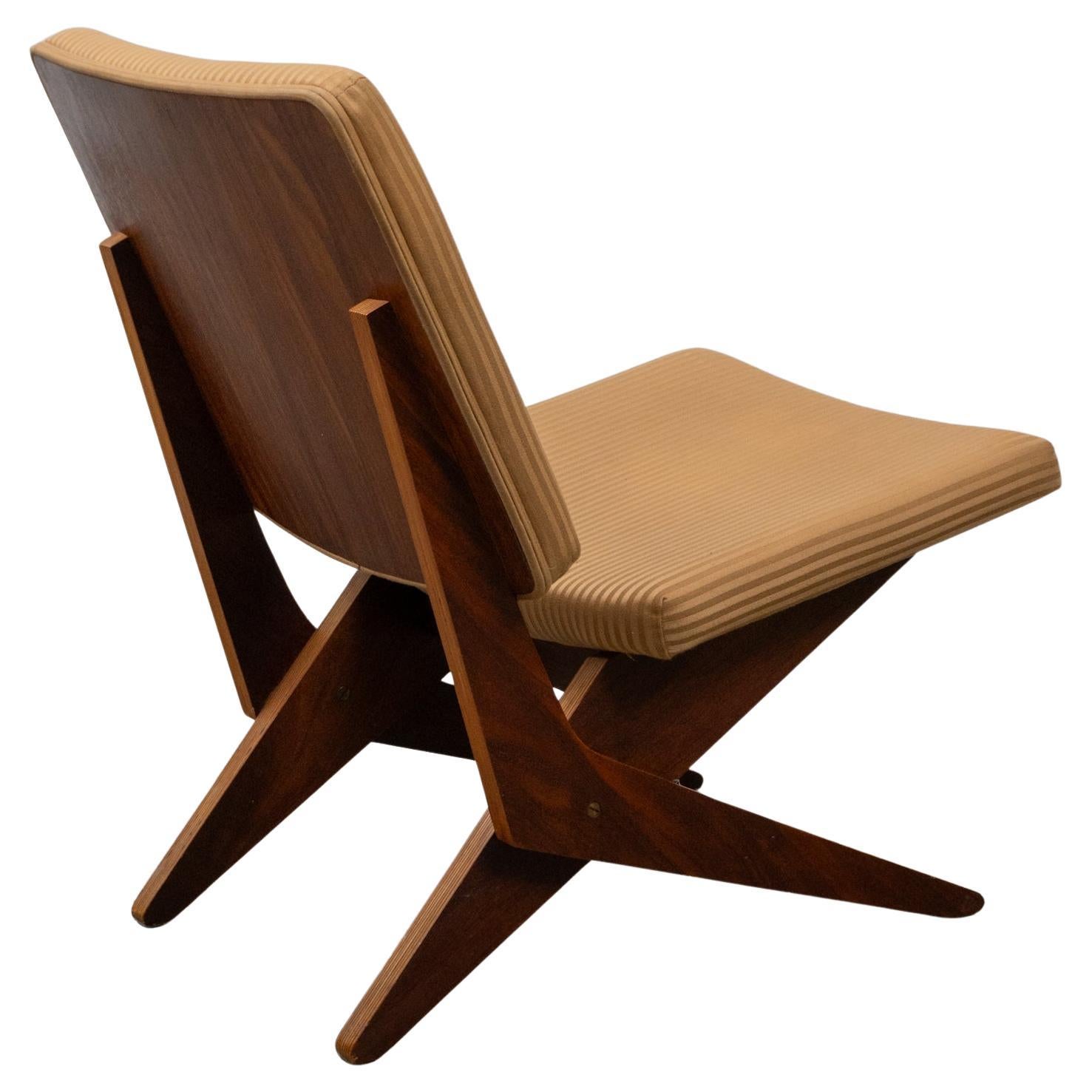 Silla de tijera diseñada por Pastoe, años 50, por Jan van Grunsven en venta