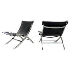 Scissor Lounge Chairs by Paul Tuttle and Antonio Citterio for Flexform, 1980s