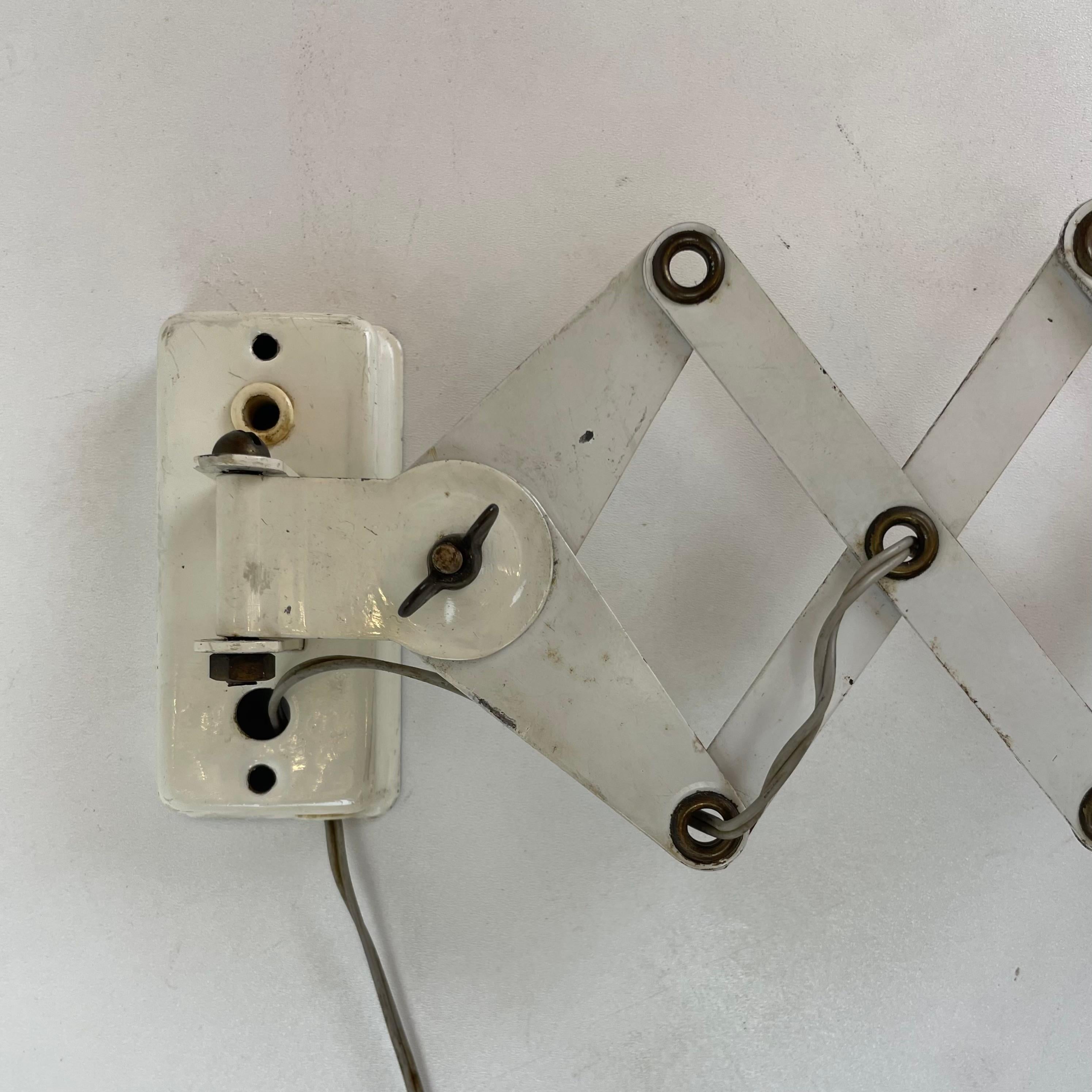 Lámpara de pared de tijera att. a Hala Zeist, años 60 Holandés en venta