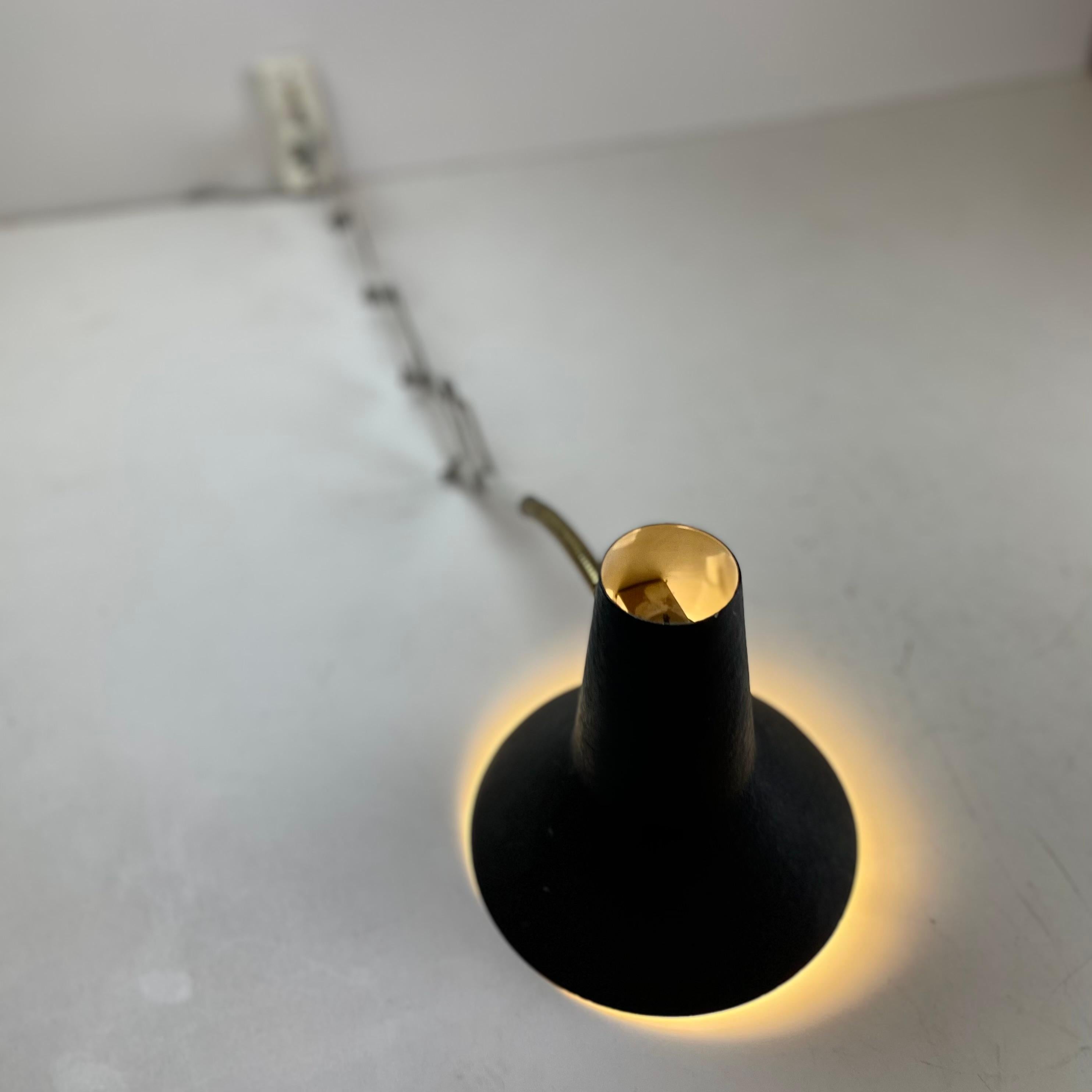 Lámpara de pared de tijera att. a Hala Zeist, años 60 en venta 1