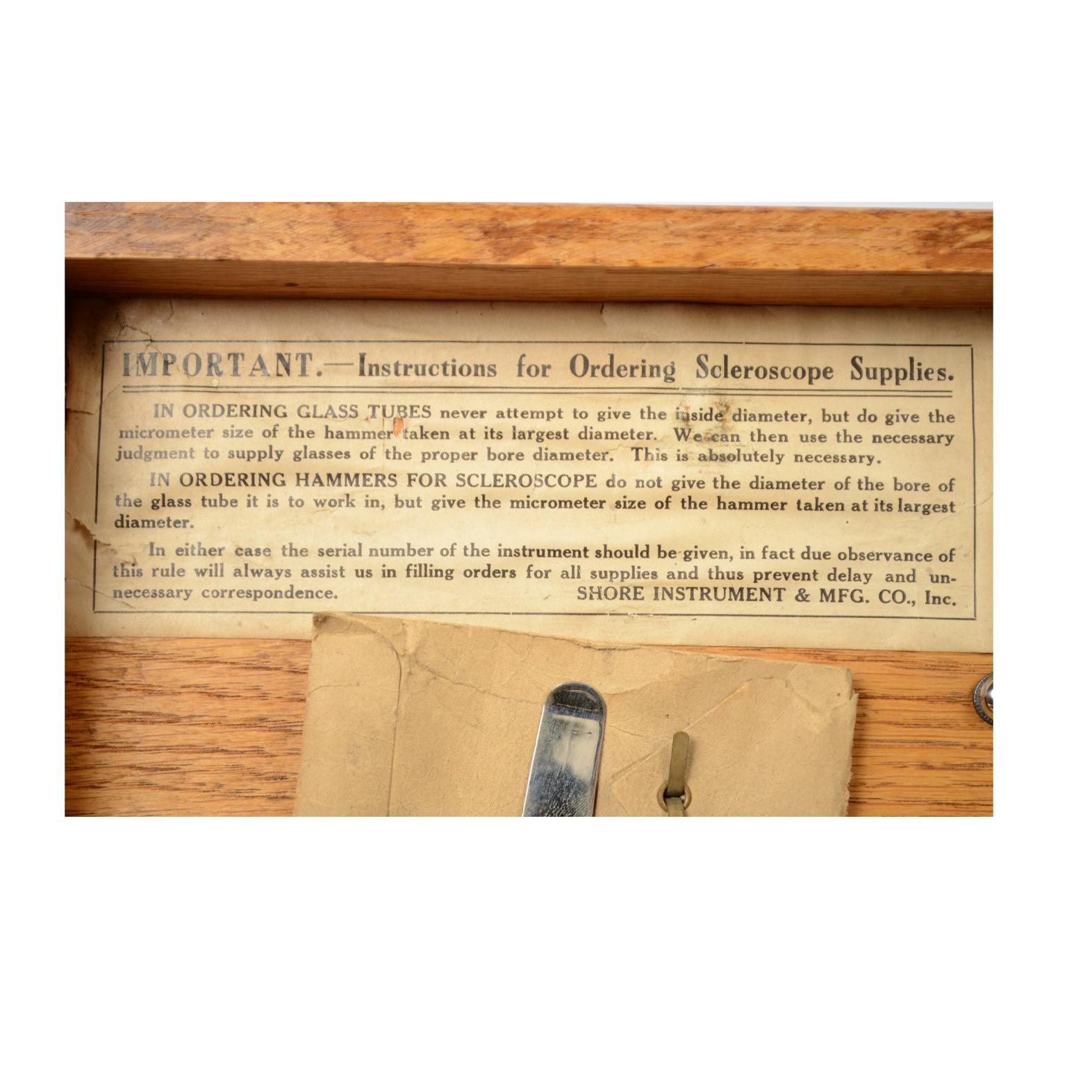 Scleroscope to Measure the Hardness of Metals, USA, 1914 7