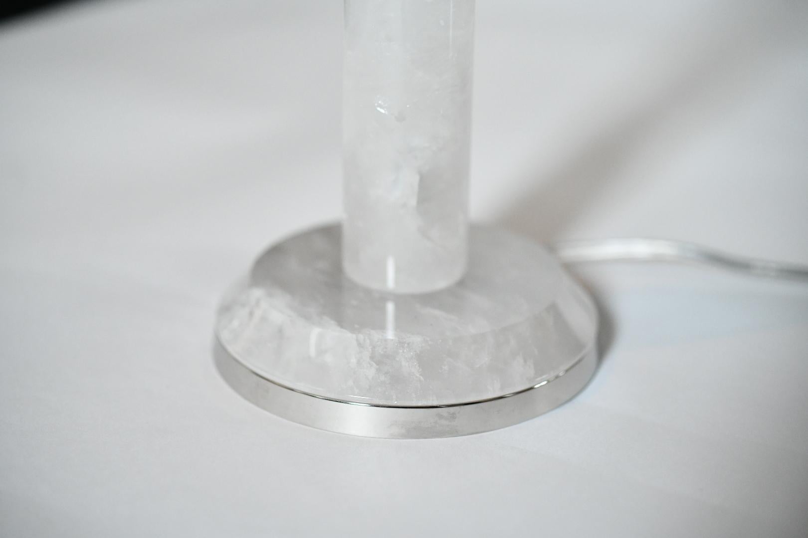 SCN Rock Crystal Lamps by Phoenix In Excellent Condition In New York, NY
