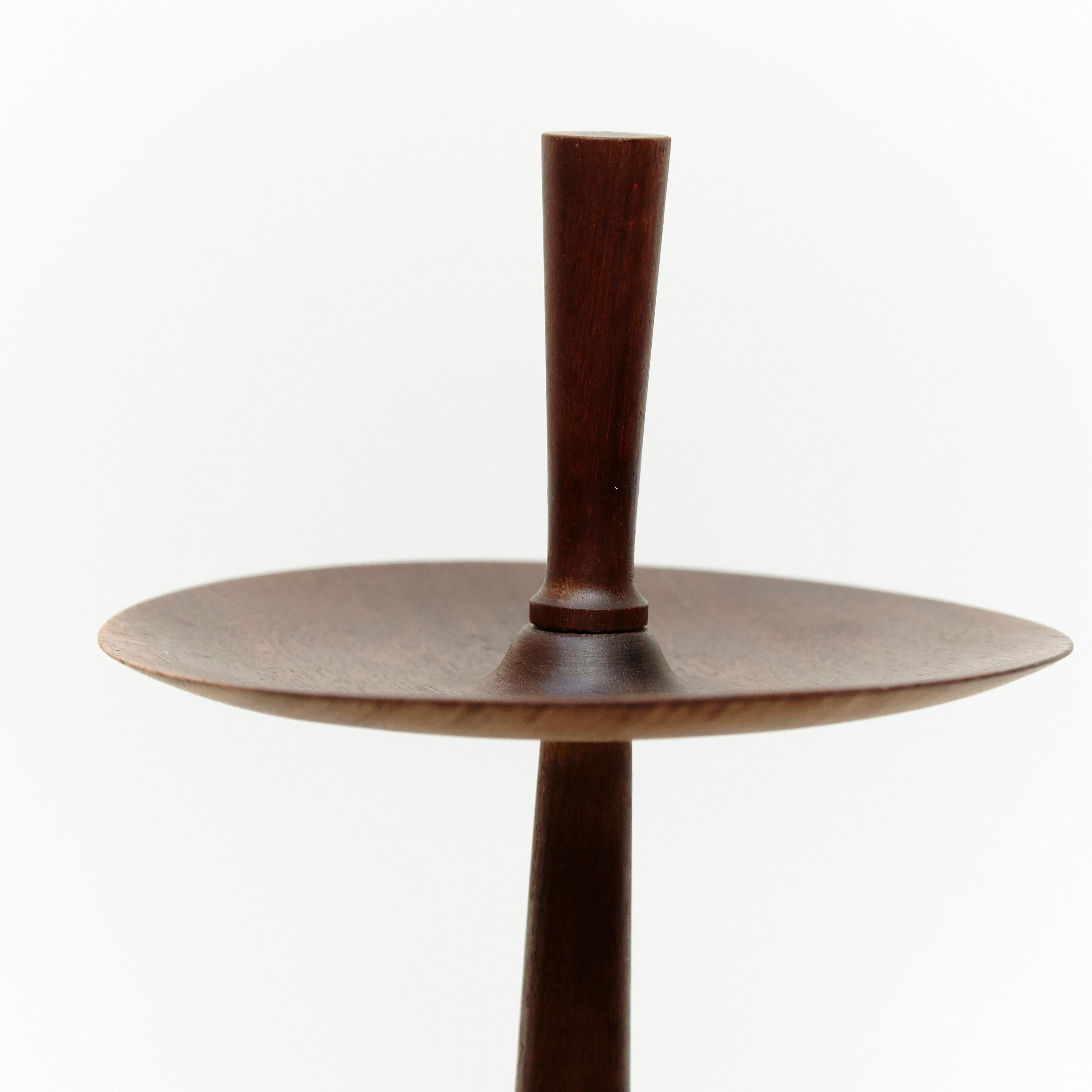 Danish Scnadinavian Modern Fruit Bowl in Three Levels in Teak Wood by SG, circa 1950