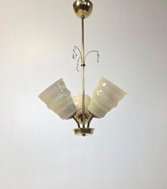 Scndinavian/Finnish Modern Brass Chandelier by Saariston Valaisin Oy