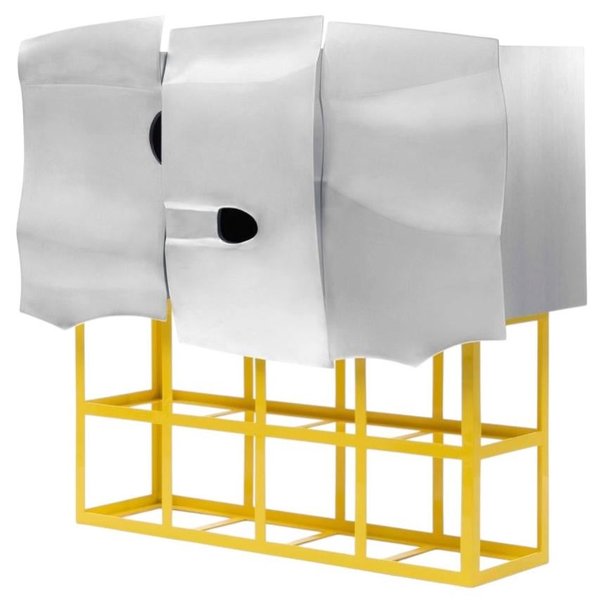 Scocca Cabinet in Powder-Coated Recyclable Aluminum by altreforme