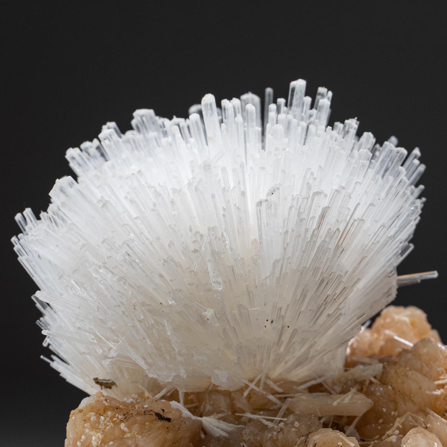 Contemporary Scolecite on Stilbite From Nasik District, Maharashtra, India (2.20 lbs) For Sale