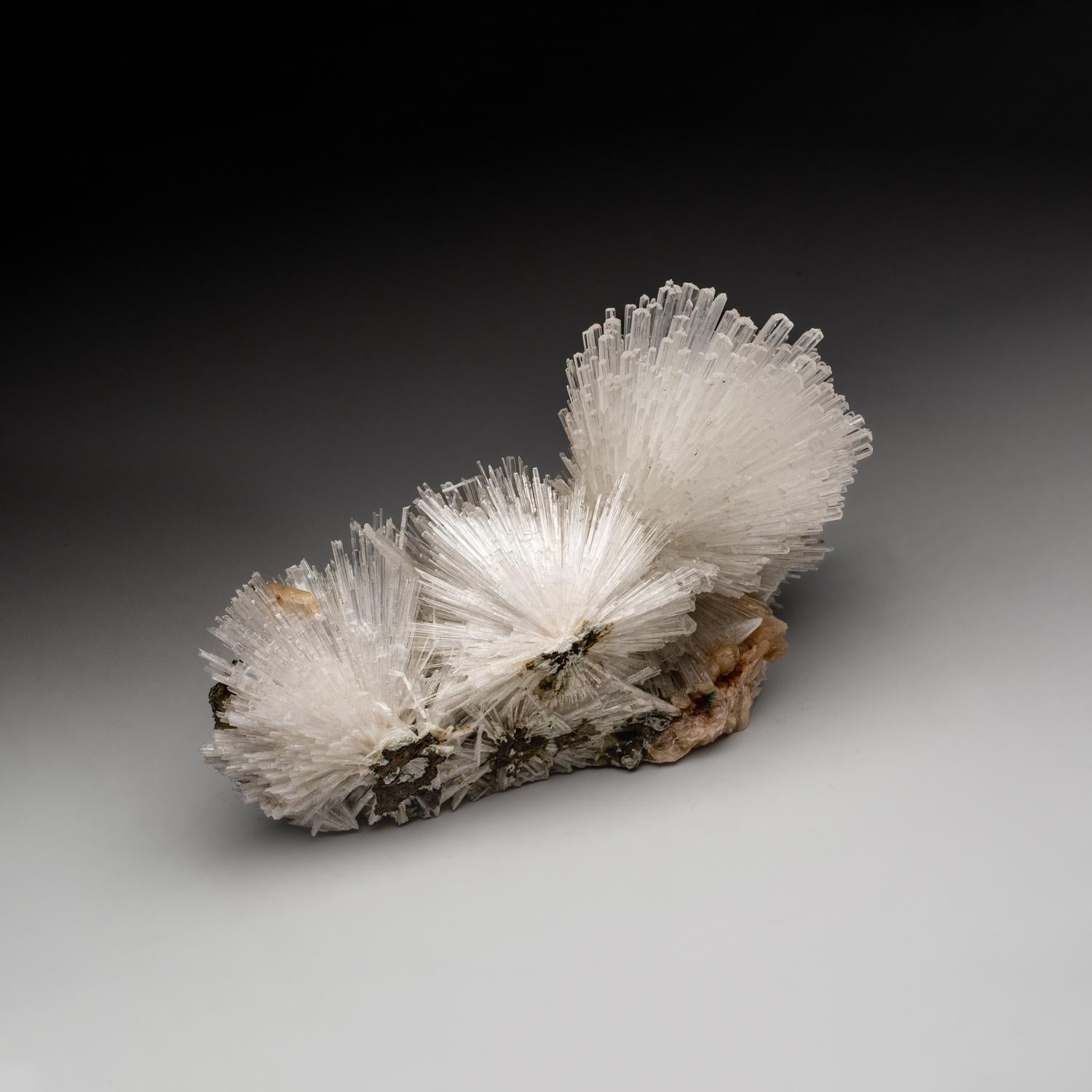 Scolecite with Stilbite From Nasik District, Maharashtra, India In New Condition For Sale In New York, NY