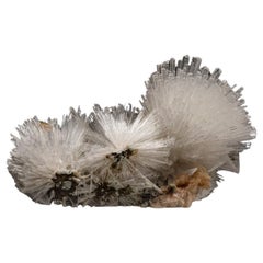 Scolecite con Stilbite dal distretto di Nasik, Maharashtra, India