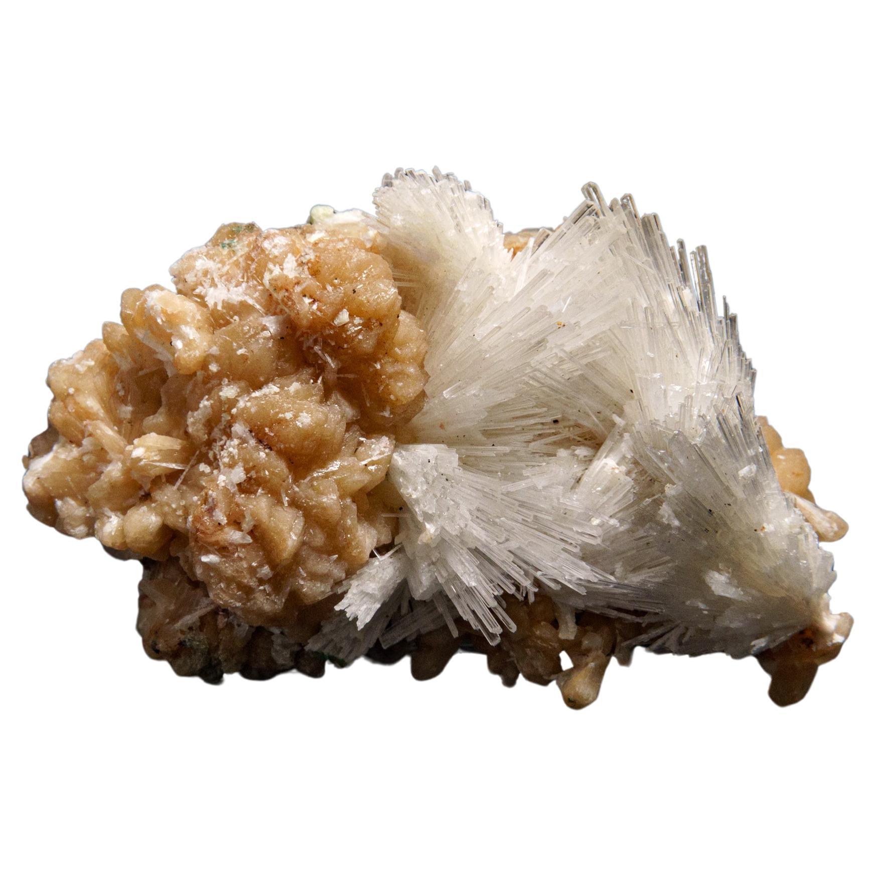 Scolecite avec piqûre de cravate du district de Nasik, Maharashtra, Inde (1.35 kg)