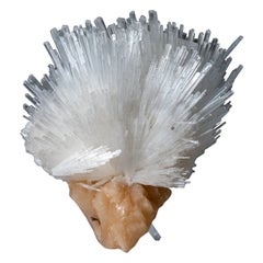 Scolecite con Stilbite dal distretto di Nasik, Maharashtra, India (1,4 lbs)