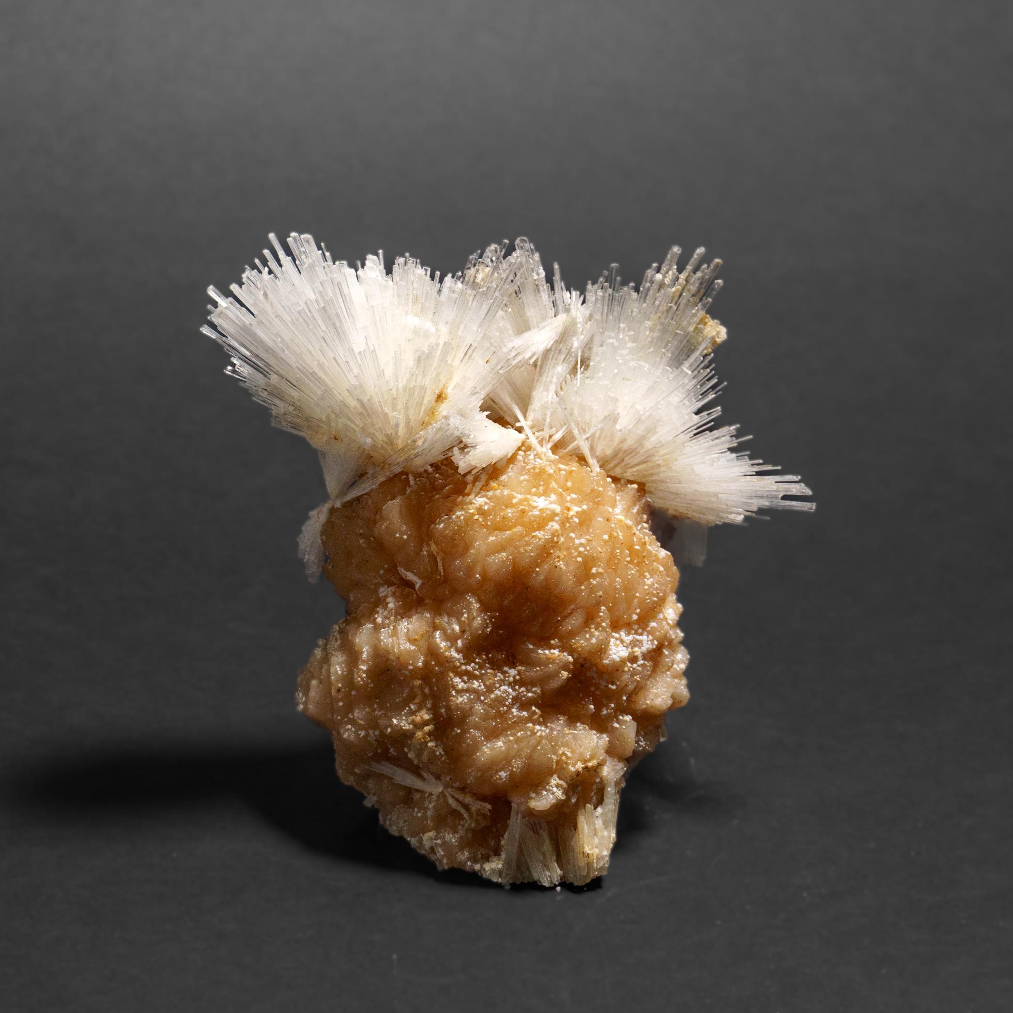 Indien Scolecite avec piqûre de cravate du district de Nasik, Maharashtra, Inde (1.55 kg) en vente