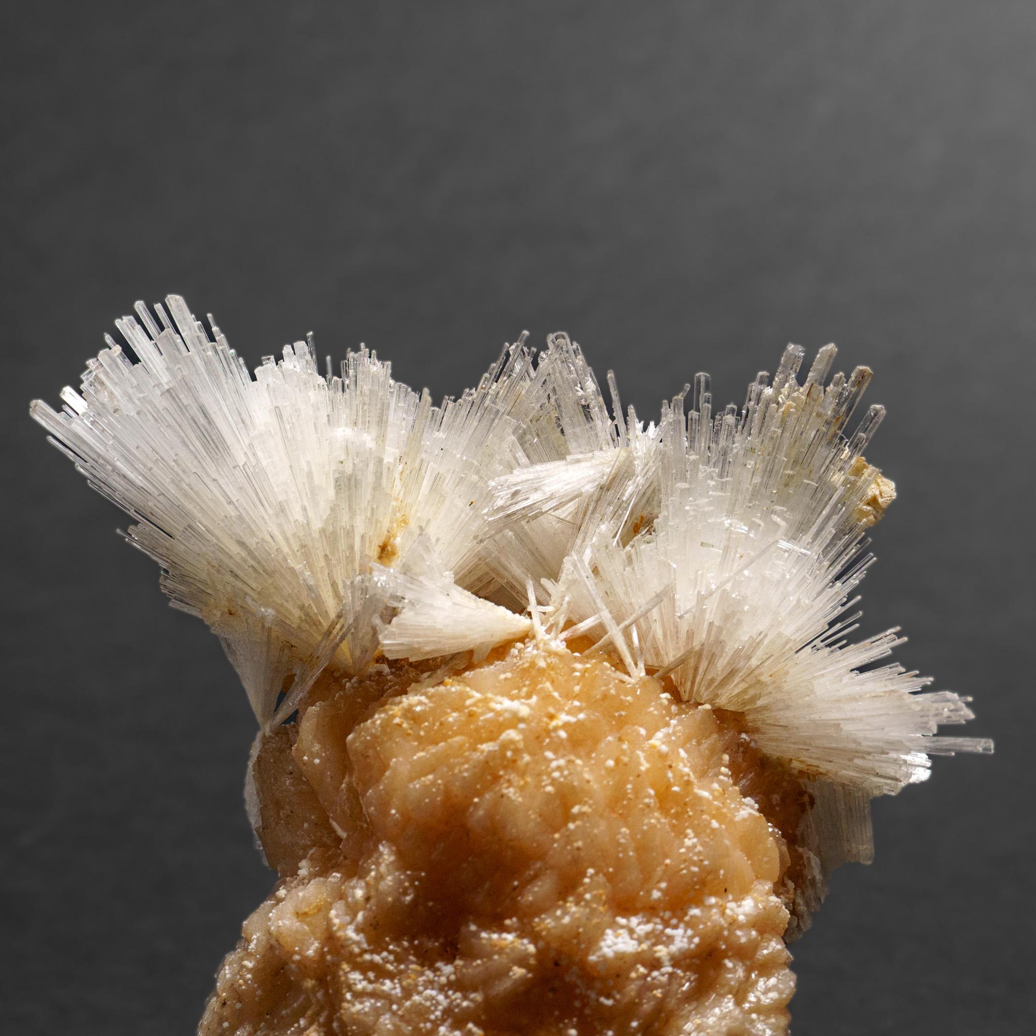 XXIe siècle et contemporain Scolecite avec piqûre de cravate du district de Nasik, Maharashtra, Inde (1.55 kg) en vente
