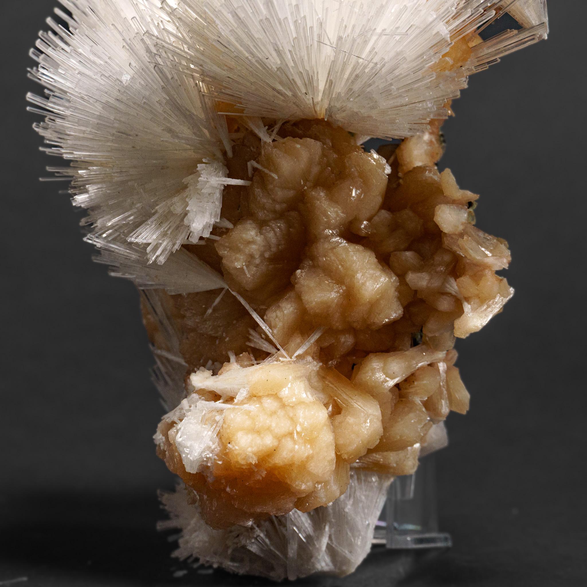 Indien Scolecite avec piqûre de cravate du district de Nasik, Maharashtra, Inde (1.9 kg) en vente