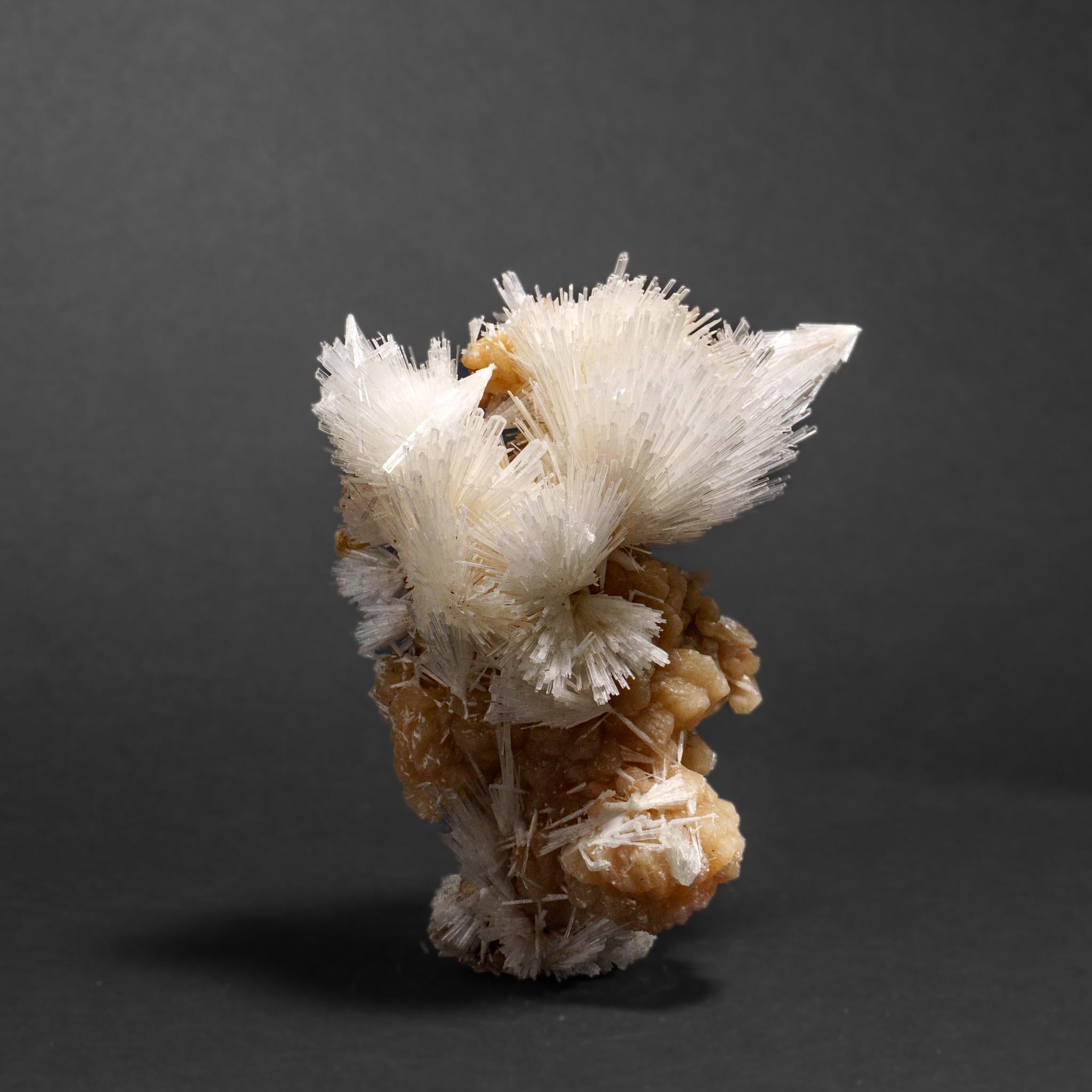 XXIe siècle et contemporain Scolecite avec piqûre de cravate du district de Nasik, Maharashtra, Inde (1.9 kg) en vente